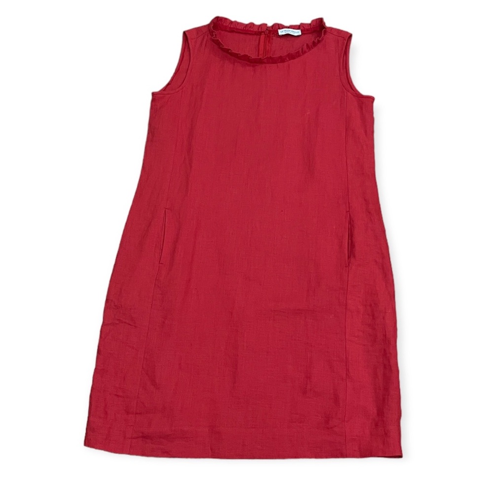 Le Tricot Perugia Linen Shift Dress - Picture 3 of 13
